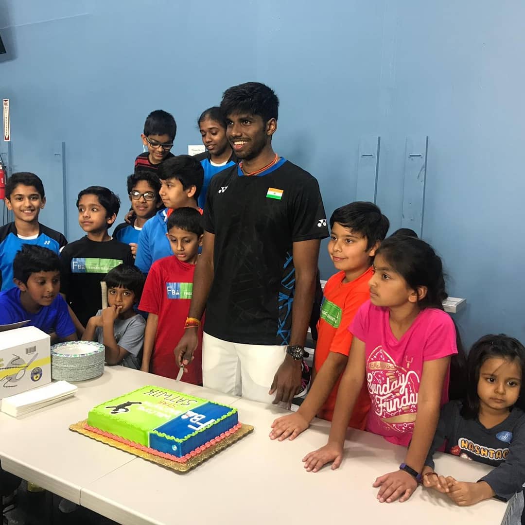 Felecitation of 🏸 🌟 player Satwik Rankireddy 🇮🇳 at Frisco Ba…